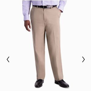 🆕️ Haggar Khacki Pant / Iron Free / Adjustable Waistband / 42x30